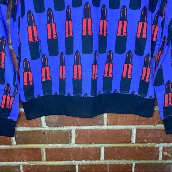 KTZ Kokon to Zai Lipstick Print Sweatshirt Size S - Picture 4 of 10